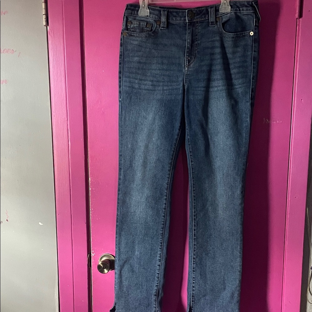 True Religion Dark Blue Straight Leg Jeans